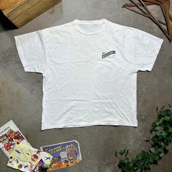 Vintage Y2K 2000s Dr. Mcgillicuddy's Tee Mens XL Schnapps Boxy Liquor Shirt - Picture 2 of 3